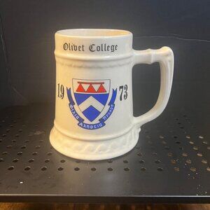Vintage Oliver College 1973 BEER STEIN MUG TANKARD FRATERNITY "PEEKER"